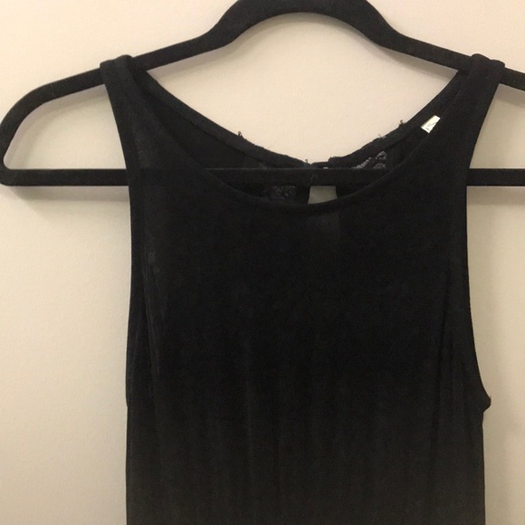 Free People Lady Jane Black Lace Open Back Dress - Picture 3 of 8